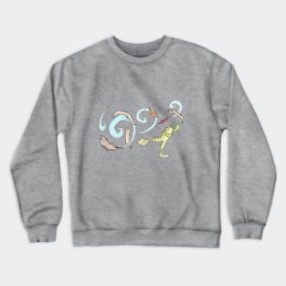 Dancing Frog Crewneck Sweatshirt